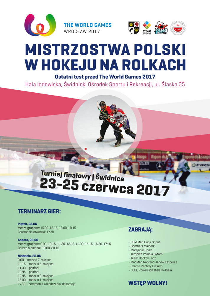 Plakat turnieju hokejowego