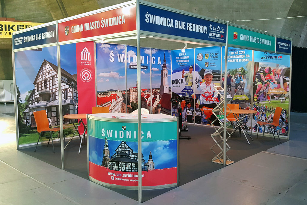 stoisko wystawiennicze Świdnicy festiwal rowerowy 